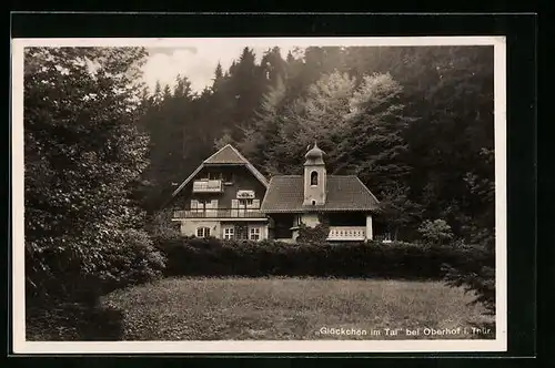 AK Oberhof i. Thür., Gasthaus Glöckchen im Tal