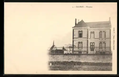 AK Salbris, Hospice, facade, L`Eglise