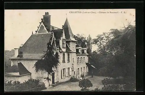 AK Cellettes, Chateau de Bousseuil, Aussenansicht