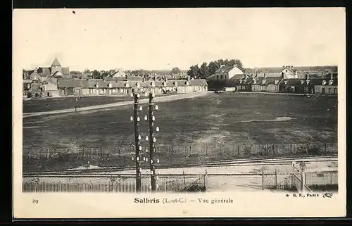 AK Salbris, Vue Panoramique, L`Eglise