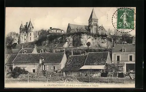 AK Chateauvieux, Le Chateau et l`Eglise
