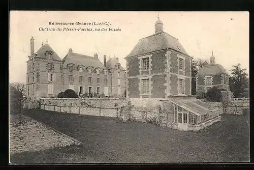AK Huisseau-en-Beauce, Chateau du Plessis-Fortias, vu des Fosses