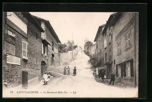 AK Saint-Galmier, Le Boulevard Belle-Vue