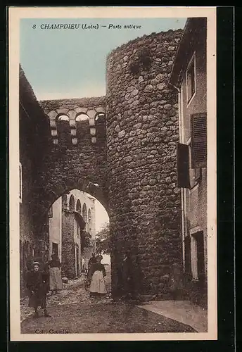 AK Champdieu, Porte Antique