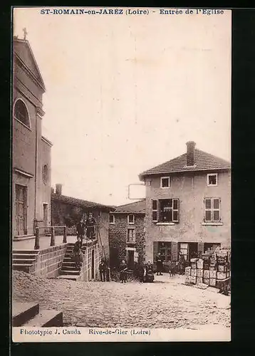 AK St-Romain-en-Jarez, Entree de l`Eglise