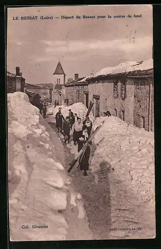 AK Le Bessat, Depart du bessat pour la course de fond