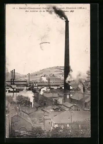 AK Saint-Chamond, La Grande Cheminee des Acieries de la Marine