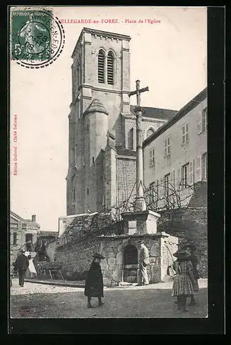 AK Bellegarde-en-Forez, Place de l`Eglise