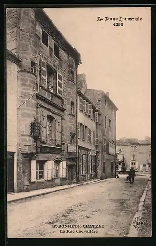 AK St-Bonnet-le-Chateau, La Rue Chevaliere