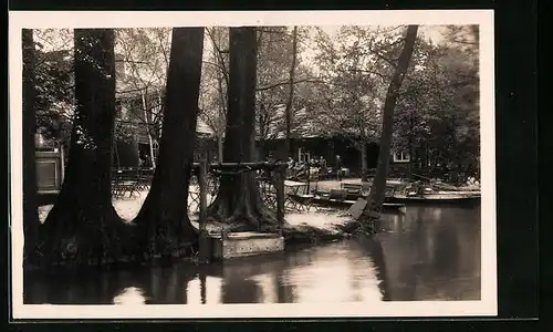 AK Lehde im Spreewald, das Gasthaus zum fröhlichen Hecht