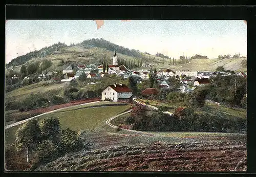 AK Schönberg im Bayr. Wald, Gesamtansicht der Ortschaft