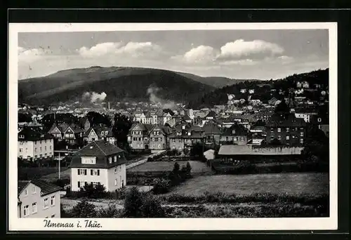 AK Bad Ilmenau i. Thür., Generalansicht der Stadt