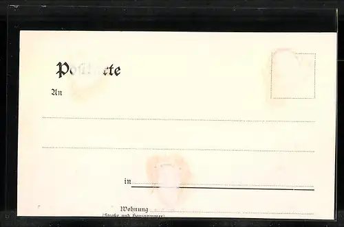 AK Ansbach, Strassenpartie Oberer Markt