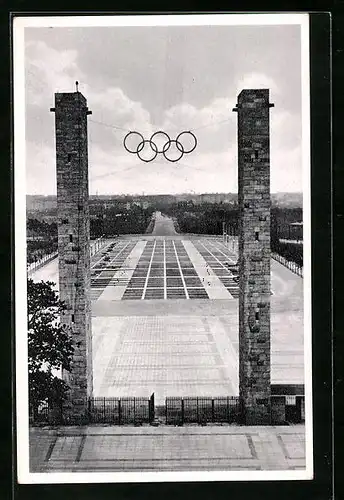 AK Berlin, Reichssportfeld, Olympiastadion, Osttor