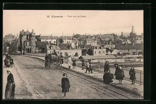 AK Vierzon, Pont sur le Canal