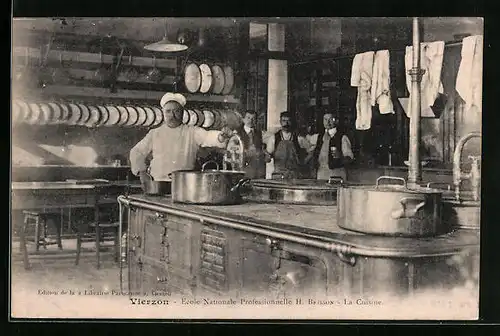 AK Vierzon, École Nationale Professionnelle Henri Brisson, la Cuisine