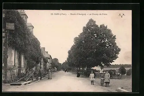 AK Jars, Route d'Assigny, le Champ de Foire