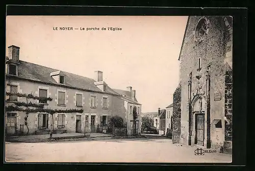 AK Le Noyer, le porche de l'Eglise