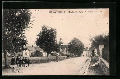 AK Jars, Route d'Assigny, le Champ de foire