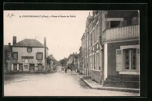 AK Concressault, Place et Route de Vailly