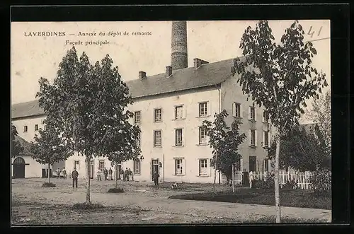 AK Laverdines, Annexe du dépôt de remonte, Facade principale