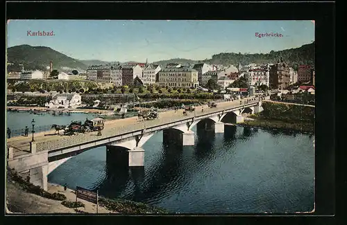 AK Karlsbad, Egerbrücke