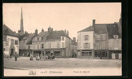 AK Pithiviers, Place du Marché