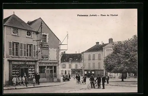 AK Puiseaux, Place du Martroi