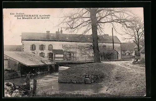 AK Courtemaux, le Moulin et le lavoir