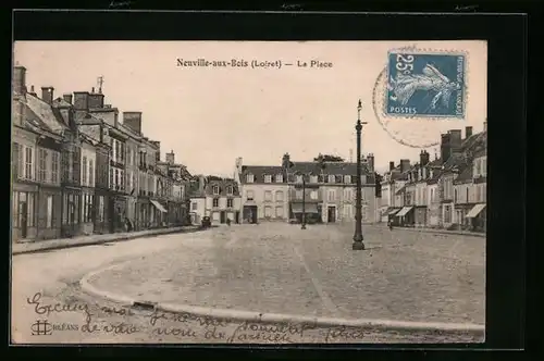 AK Neuville-aux-Bois, la Place