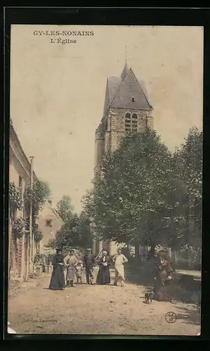 AK Gy-les-Nonains, l'Église