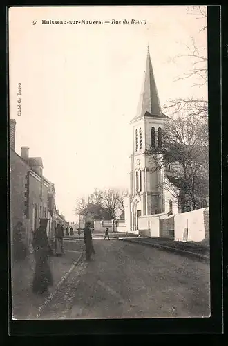 AK Huisseau-sur-Mauves, Rue du Bourg