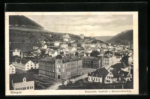 AK Ebingen, Realanstalt, Turnhalle, Knabenvolksschule