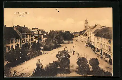 AK Hechingen, Strasse am Obertor