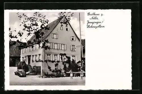 AK Jungingen i. Hohenzollern, Gasthaus zum Adler, Gebäudeansicht