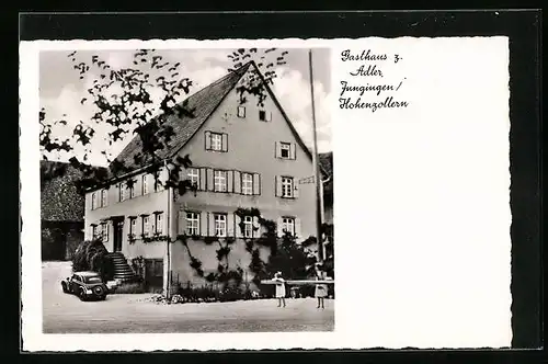 AK Jungingen i. Hohenzollern, Gasthaus zum Adler, Gebäudeansicht