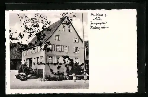 AK Jungingen i. Hohenzollern, Gasthaus zum Adler, Aussenansicht