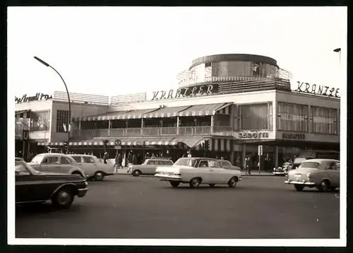 Fotografie unbekannter Fotograf, Ansicht Berlin, Cafe Kranzler am Kurfürstendamm