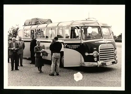 Fotografie Bus Kässbohrer Setra, Omnibus - Reisebus Willy Enskonatus Berlin-Neukölln