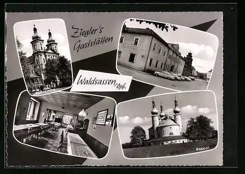 AK Waldsassen /Opf., Ziegler`s Gaststätten, Johannistrasse 6