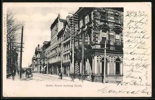 AK Halifax N.S., Hollis Street looking North
