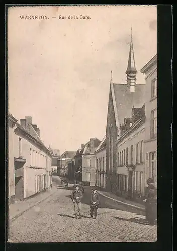 AK Warneton, Rue de la Gare