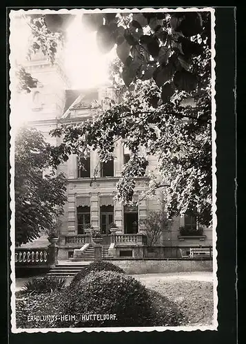 AK Wien-Hütteldorf, Erholungsheim im Sonnenschein
