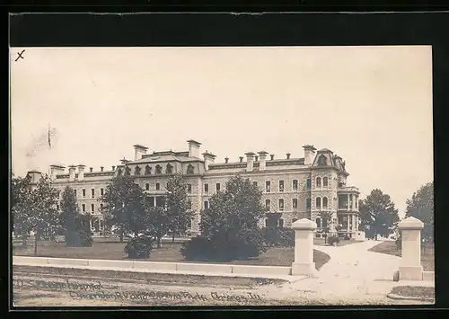 AK Chicago, IL, U. S. Marine Hospital, Clarendon Av. and Buena Park