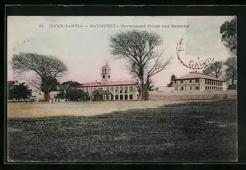 AK Bathurst /Gambia, Regierungsgebäude und Kaserne