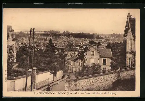 AK Thorigny-Lagny, Vue generale de Lagny