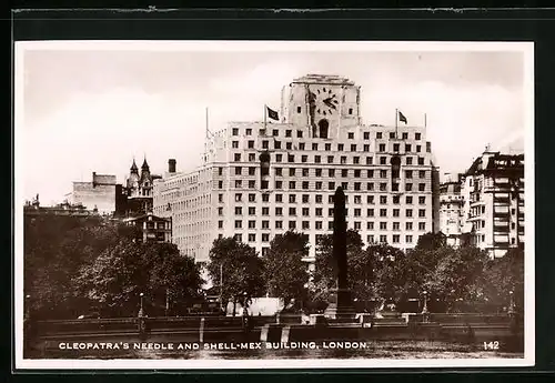 AK London, Cleopatra`s Needle and Shell-Mex Building