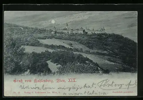 Mondschein-AK Wien, Kahlenberg