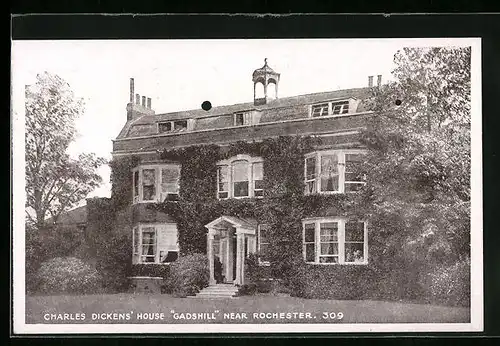 AK Higham, Charles Dickens` House Gadshill near Rochester