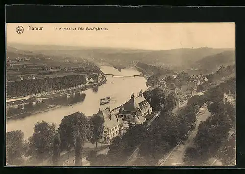 AK Namur, Le Kursaal et l`ile Vas-t`y-frotte